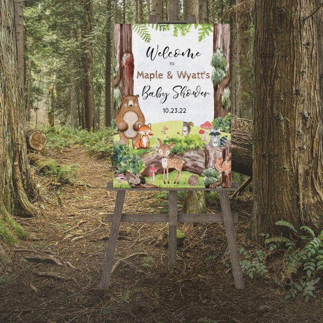 Woodland Animals in Forest Sign (Creator Uploaded)