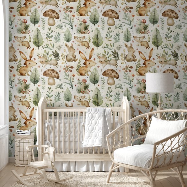 Woodland Animals Kids  Wallpaper (Kids)