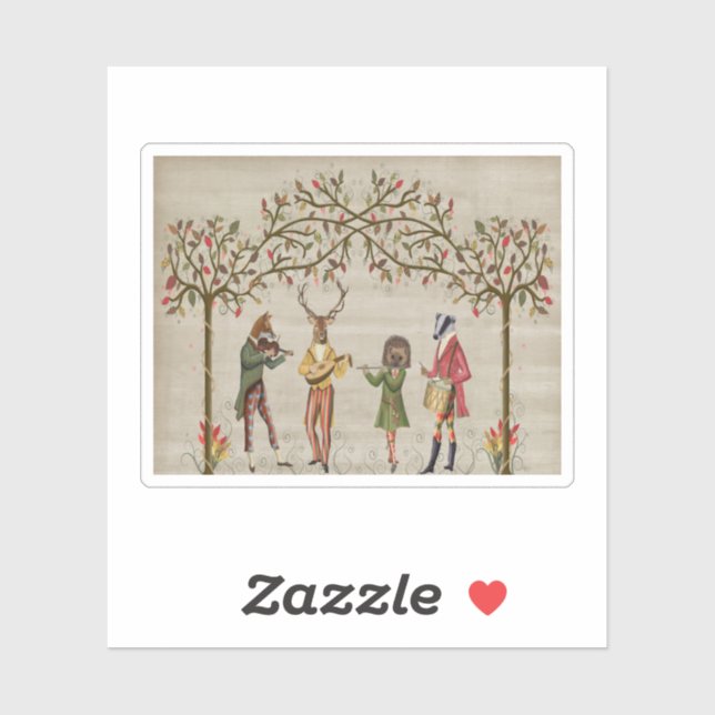 Woodland Animals Minstrel Group (Sheet)