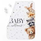 Woodland Animals Modern Baby Shower Gift
