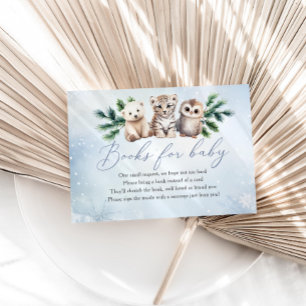 Woodland Animals Oh Baby Winter Books For Baby Enclosure Card