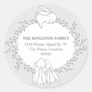 Woodland Animals Return Address Seal