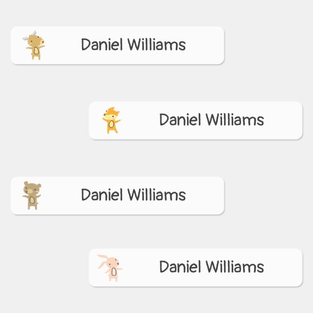 Woodland Animals School Daycare Name (Group)