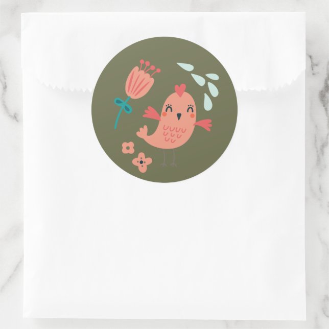 Woodland Animals Sticker Seal (Bag)