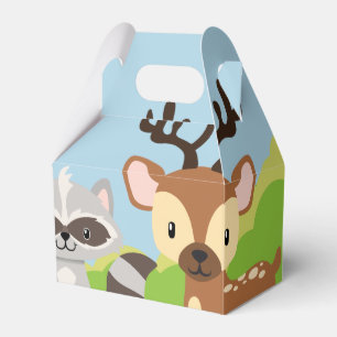 Woodland Animals Theme Party Favour Box