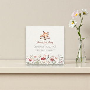 woodland animals Watercolor Books for Baby Enclosure Card