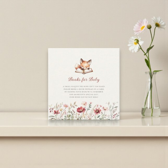 woodland animals Watercolor Books for Baby Enclosure Card (Creator Uploaded)