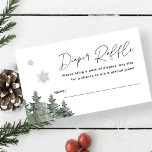 Woodland Baby It's Cold Outside Diaper Raffle Enclosure Card<br><div class="desc">Is there a merry little baby on the way soon? Woodland Baby It's Cold Outside Diaper Raffle Diaper Raffle Card</div>