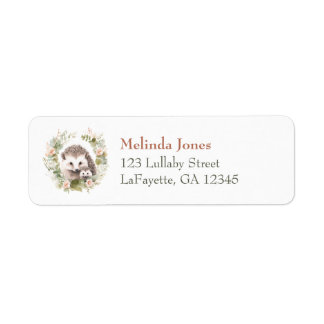 Woodland Baby Shower, Cute Hedgehog