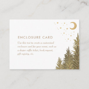 Woodland Baby Shower Display Shower Enclosure Card