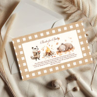 Woodland Baby Shower Gingham Books for Baby 