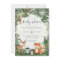 Woodland Baby Shower Invitation
