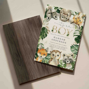 Woodland Baby Shower Invitation