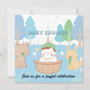 Woodland Baby Shower Invitation