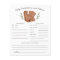 Woodland Bear Baby Predictions & Advice Card