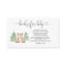 Woodland bear books for baby ticket enclosure card