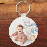 Woodland Bear Boy 1st Birthday Party Pastel Photo