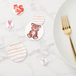 Woodland Bear Cub Baby Shower Confetti
