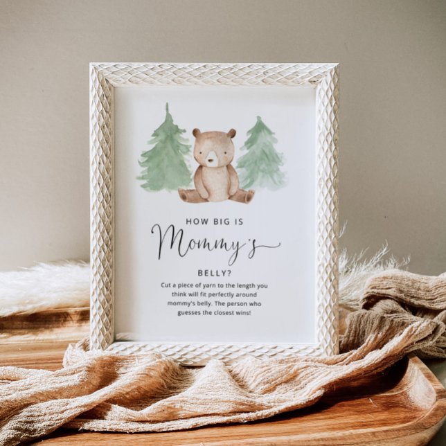 Woodland bear how big is mommy's belly game poster (Creator Uploaded)