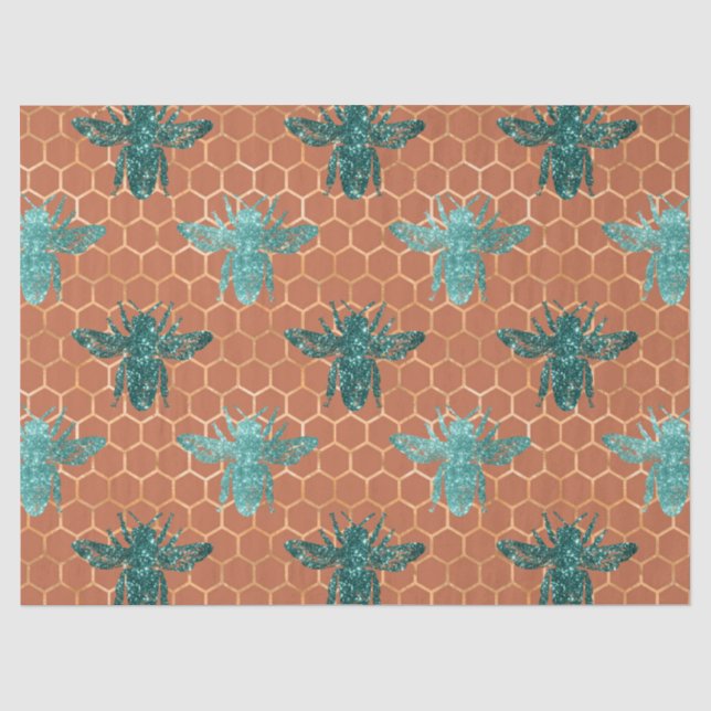 Woodland Bee Series Design 15 Tissue Paper (Front)