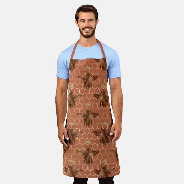 Woodland Bee Series Design 20  Apron (Worn)