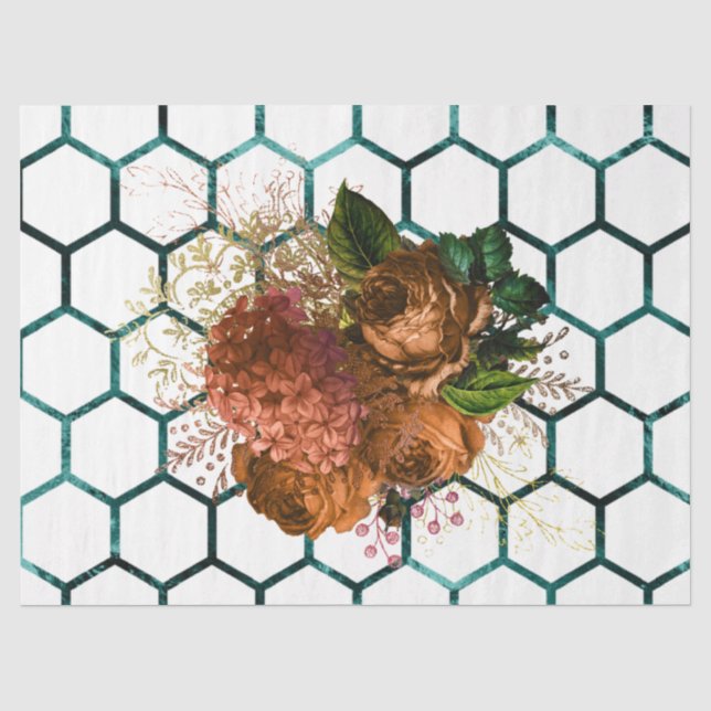 Woodland Bee Series Design 55 Tissue Paper (Front)