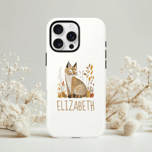 Woodland Bobcat Cute Personalised Case-Mate iPhone Case