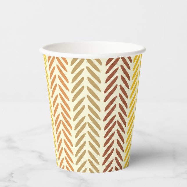 Woodland Boho Rainbow First Birthday Paper Cups (Front)
