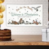 Woodland Book Theme Birthday Party Welcome