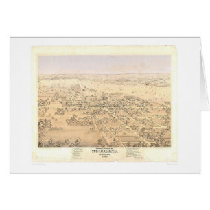 Woodland, CA. Panoramic Map (1874A)