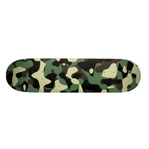 Woodland Camo 2 Deck Skateboard