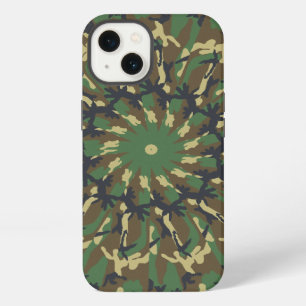 Woodland Camo kaleidoscope iPhone 13 Case