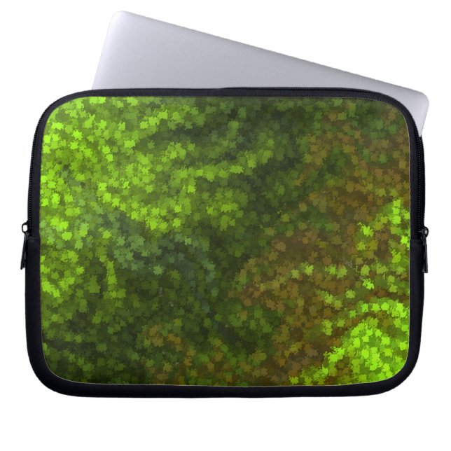 Woodland Camo Laptop Sleeve (Front)