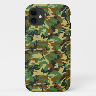 Woodland Camo Pattern Case-Mate iPhone Case