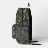 Woodland Camo Personalised Monogram Camouflage Printed Backpack (Right)
