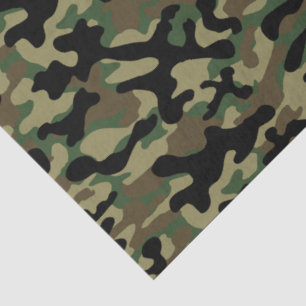 Woodland Camo Tissue Paper