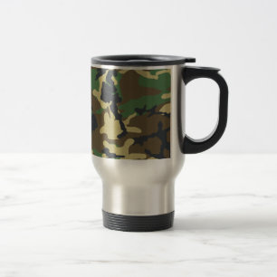 Woodland Camo Travel Mug