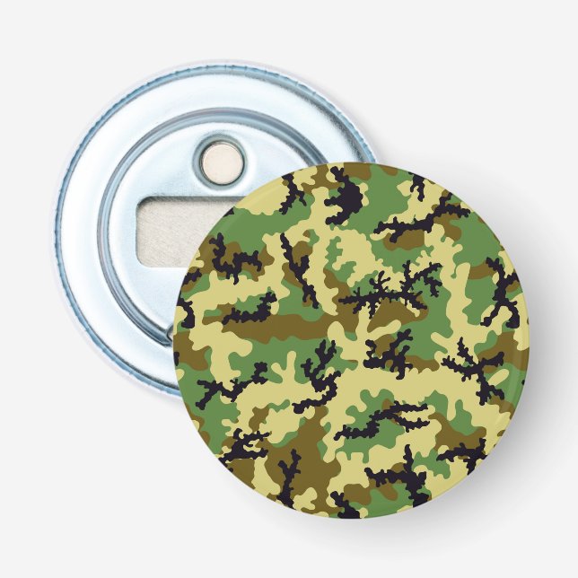 Woodland camouflage bottle opener (Front)
