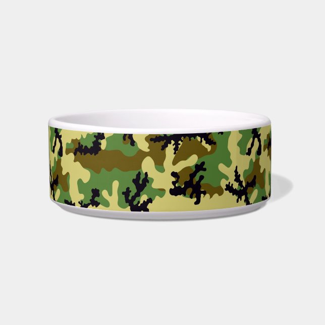 Woodland camouflage bowl (Front)