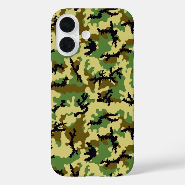 Woodland camouflage Case-Mate iPhone case (Back)