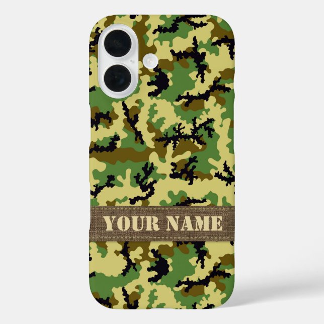 Woodland camouflage Case-Mate iPhone case (Back)