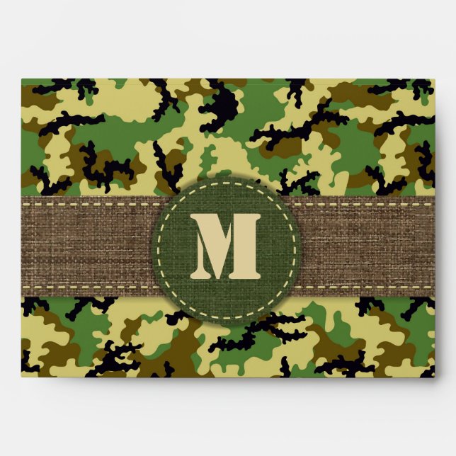 Woodland camouflage envelopes (Front)