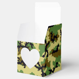 Woodland camouflage favour box