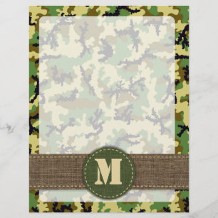 Woodland camouflage flyer