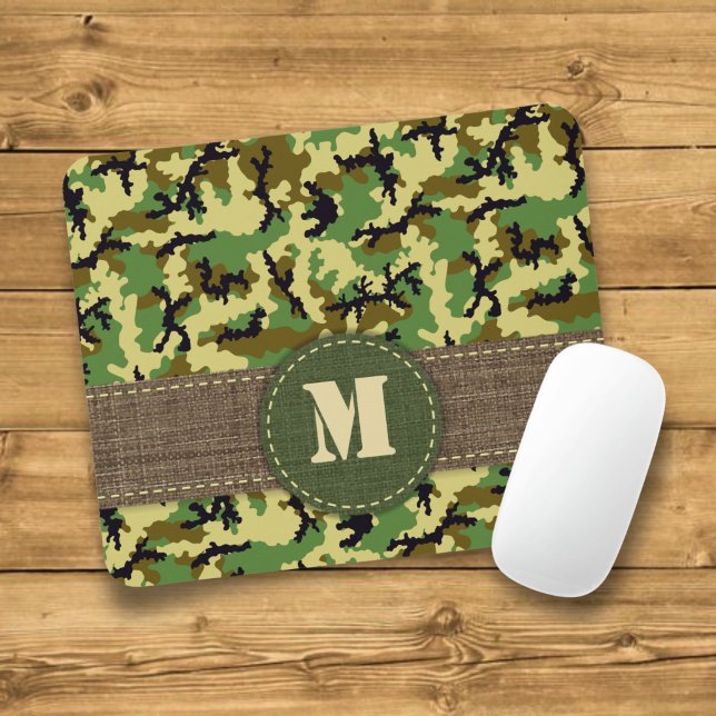 Woodland camouflage mouse pad (Creator Uploaded)