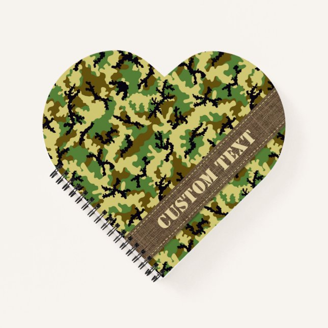 Woodland Camouflage Notebook (Front)