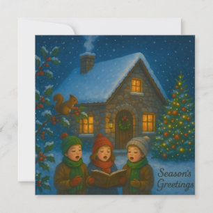 Woodland Carol Choir Holiday Card