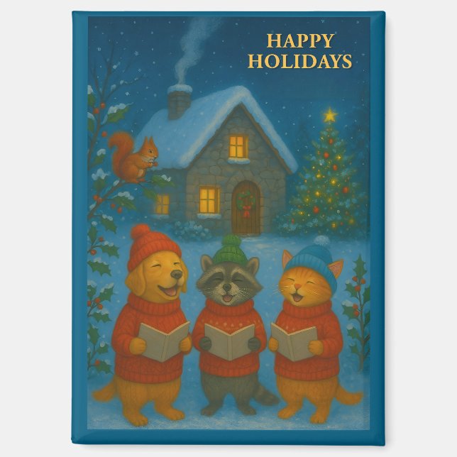 Woodland Carol Choir Magnet (Front)