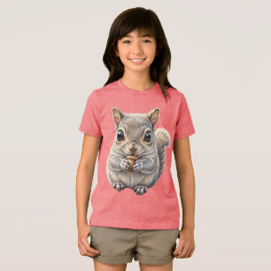 Woodland charm Squirrel nut gatherer Tri-Blend Shirt