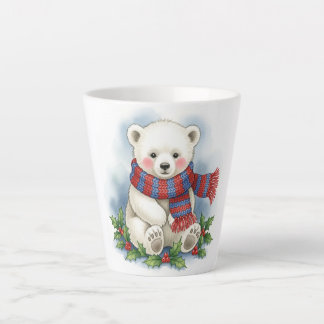 Woodland Christmas Bear Mug, Cute Holiday Fawn Cup